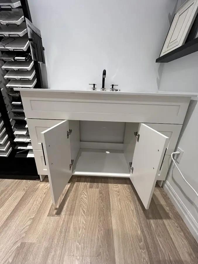 Cleo Hampton Bathroom Vanity With Quartz Counter Top 48 Inch - Plumbing Market