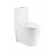Cleo Milano One Piece Dual Flush Elongated Toilet 1.28 - 1.6 GPF - Plumbing Market