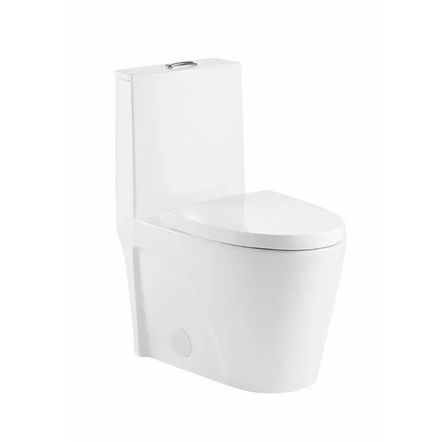 Cleo Milano One Piece Dual Flush Elongated Toilet 1.28 - 1.6 GPF - Plumbing Market