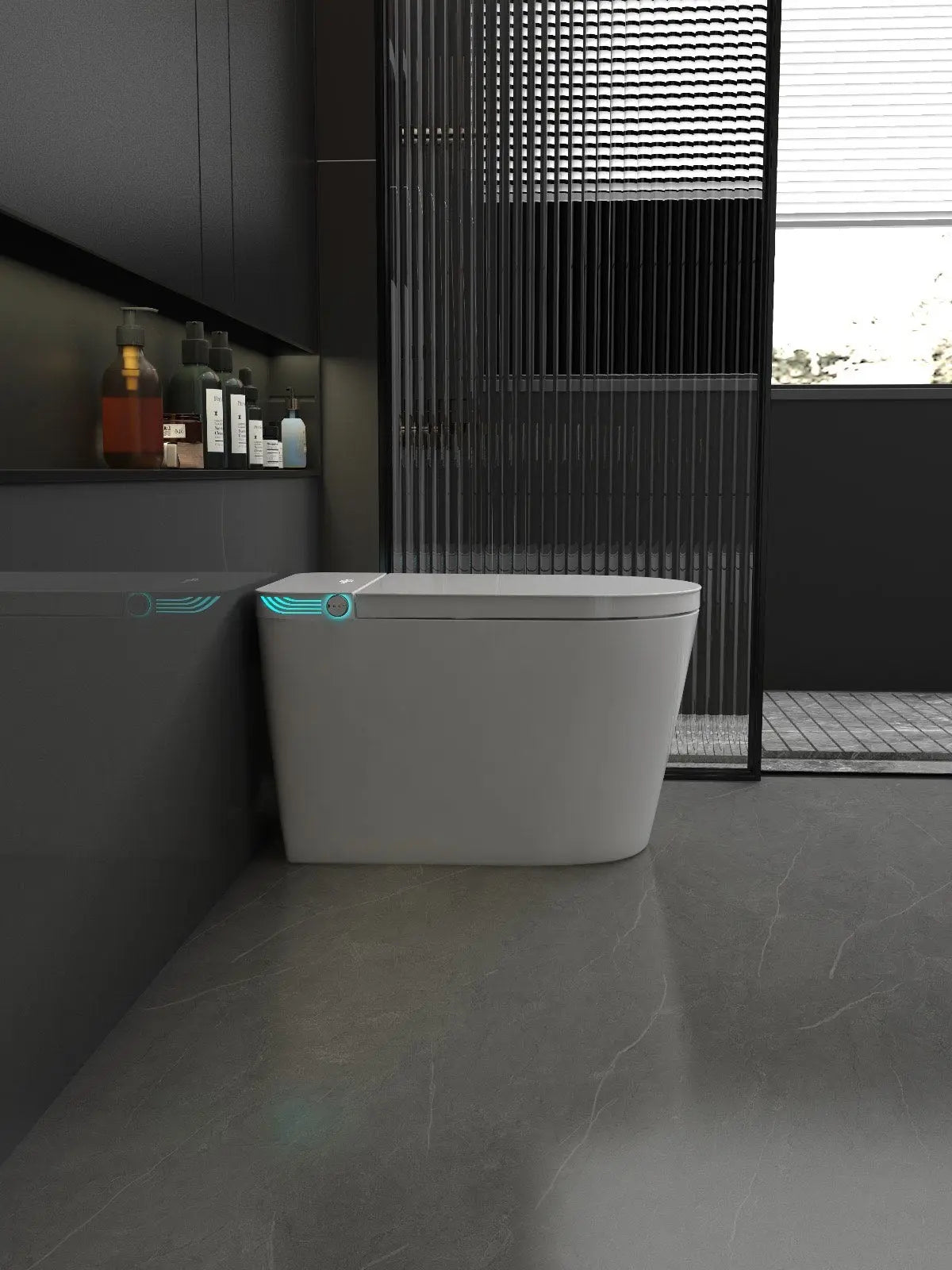 Cleo Milano Smart Bidet Toilet with Auto Open and Close Lid - Plumbing Market
