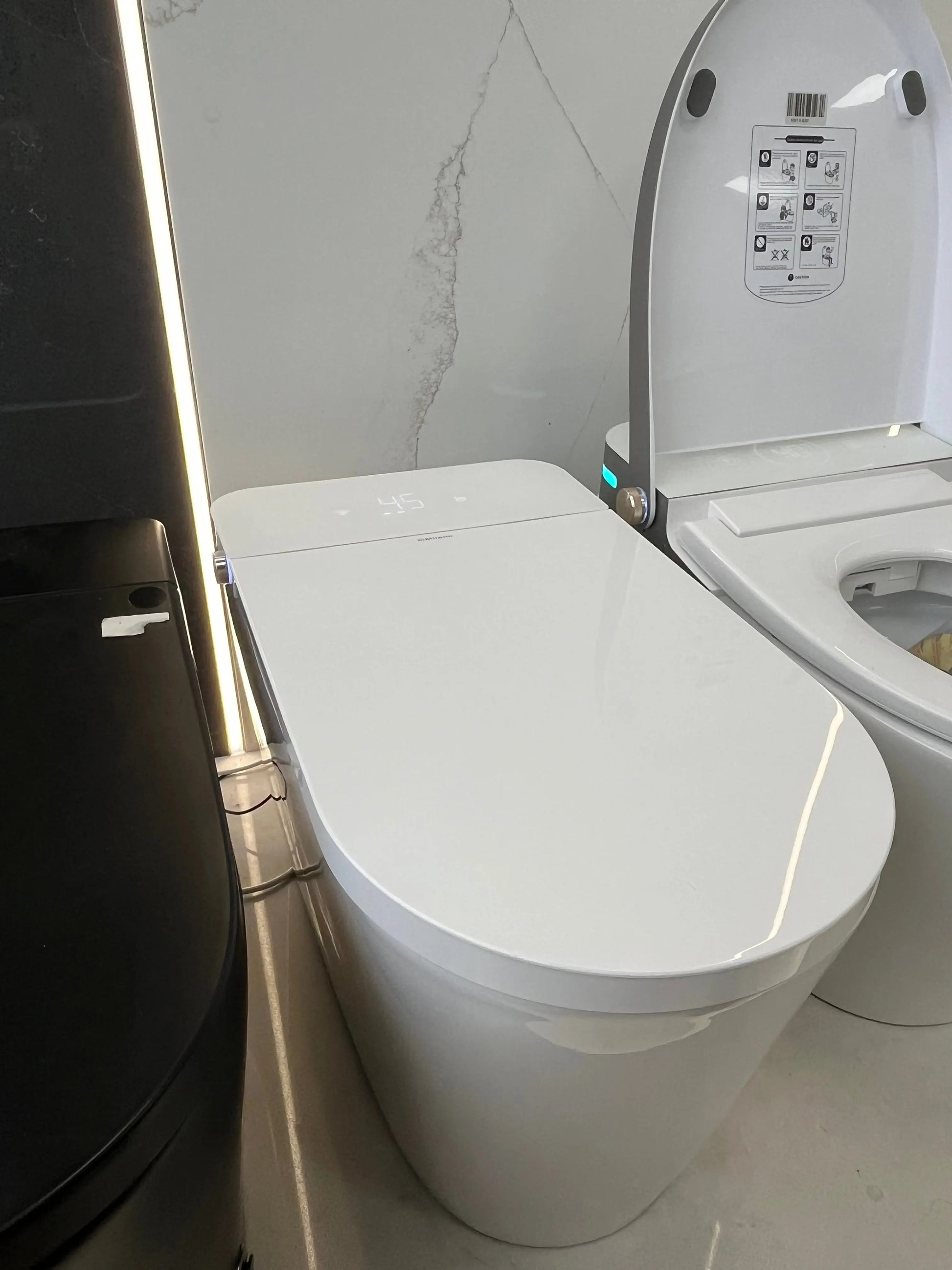 Cleo Milano Smart Bidet Toilet with Auto Open and Close Lid - Plumbing Market