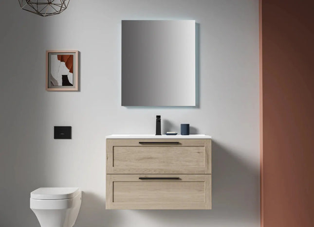 Cleo Moderno Wall Mounted Bathroom Vanity with Top - Plumbing Market