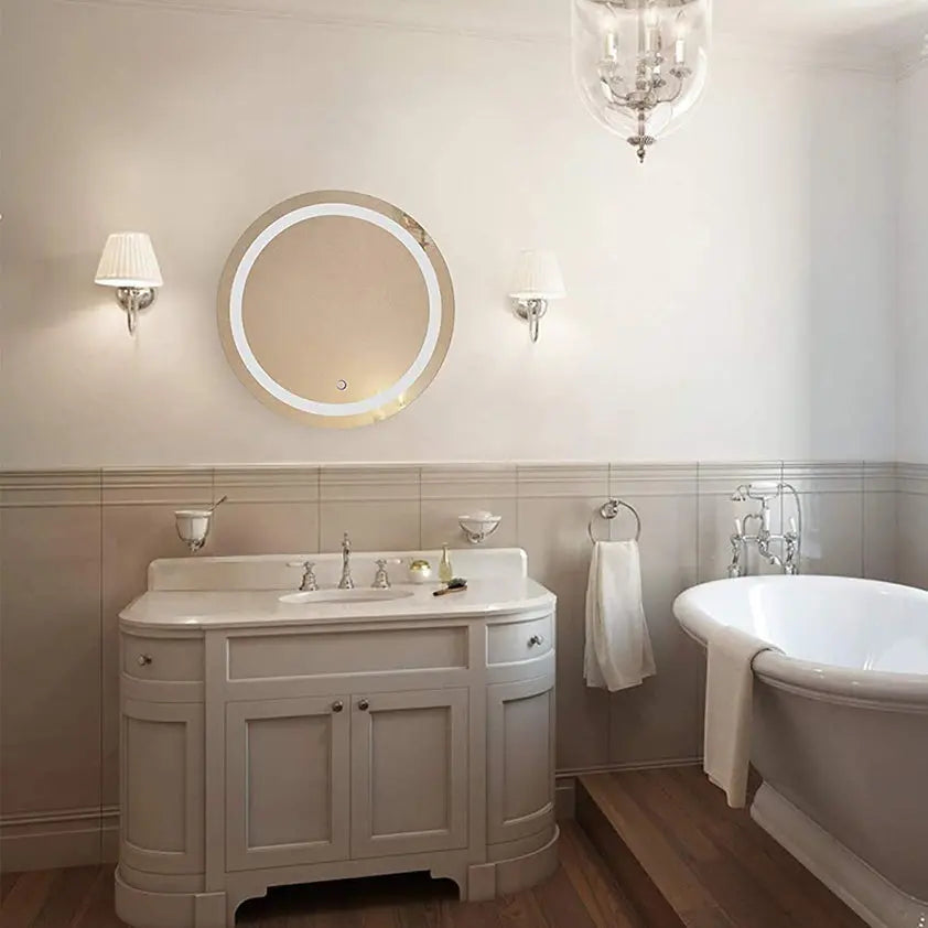 Cleo Roundy Bathroom LED Vanity Mirror - MSL-624 - Plumbing Market