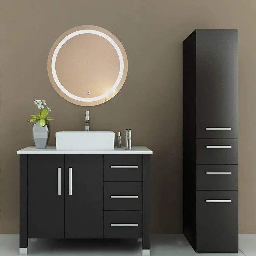 Cleo Roundy Bathroom LED Vanity Mirror - MSL-624 - Plumbing Market