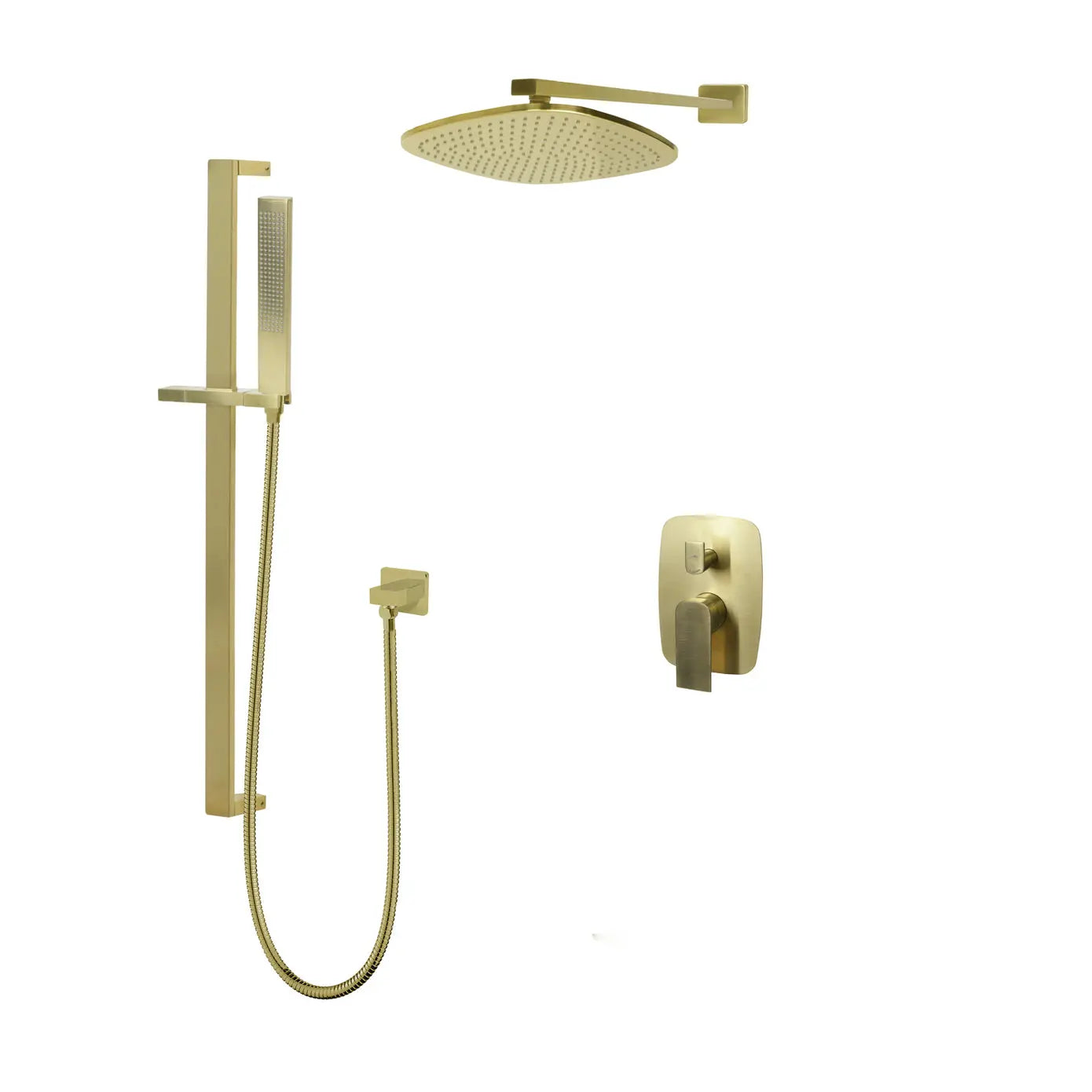 Cleo Timelyss 2-way pressure balanced shower system 12" head- Kit 1 - Plumbing Market