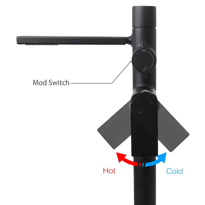 Cleo Timelyss Freestanding Bathtub Faucet Rotatable Spout - Plumbing Market