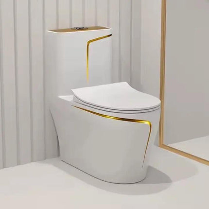 Cleo Tron One Piece Dual Flush Elongated Toilet W Seat - Plumbing Market