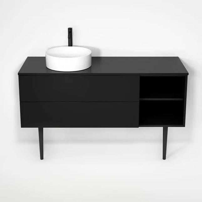 Rubi Haus Cabinet/Laminate Top/Cone Legs Set Mbk RHS1400LKV01MBK - Plumbing Market