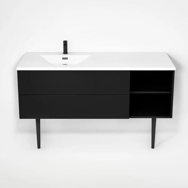 Rubi Haus Cabinet/Basin/Cone Legs Set Mbk RHS1400LKV02MBK - Plumbing Market