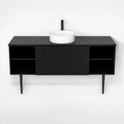 Rubi Haus Cabinet/Laminate Top/Cone Legs Set Mbk RHS1600KV01MBK - Plumbing Market