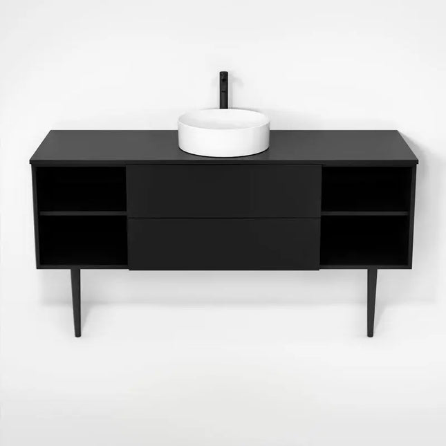 Rubi Haus Cabinet/Laminate Top/Cone Legs Set Mbk RHS1600KV01MBK - Plumbing Market