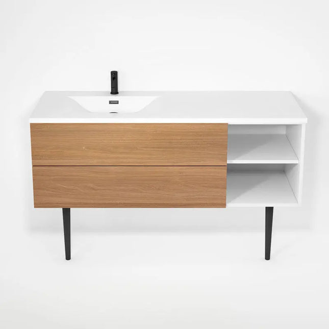 Rubi Haus Cabinet/Basin/Cone Legs Set Mbl+No RHS1400LKV02MBL-NO - Plumbing Market