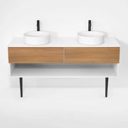 Rubi Haus Cabinet/Laminate Top/Cone Legs Set Mbl+No RHS1600DKV01MBL-NO - Plumbing Market