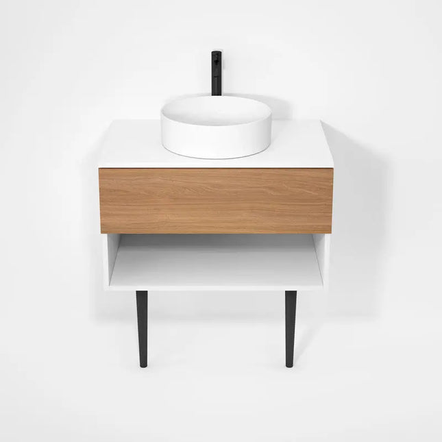 Rubi Haus Cabinet/Laminate Top/Cone Legs Set Mbl+No RHS800KV01MBL-NO - Plumbing Market