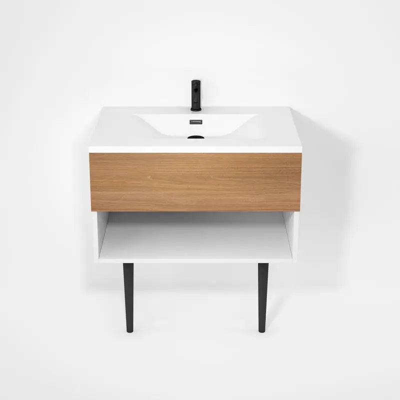 Rubi Haus Cabinet/Basin/Cone Legs Set Mbl+No RHS800KV02MBL-NO - Plumbing Market