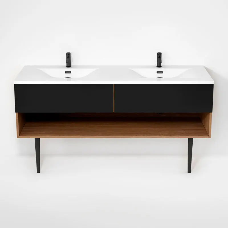 Rubi Haus Cabinet/Basin/Cone Legs Set No+Mbk RHS1600DKV02NO-MBK - Plumbing Market