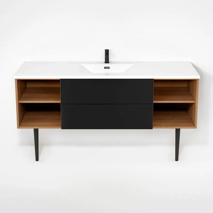 Rubi Haus Cabinet/Basin/Cone Legs Set No+Mbk RHS1600KV02NO-MBK - Plumbing Market