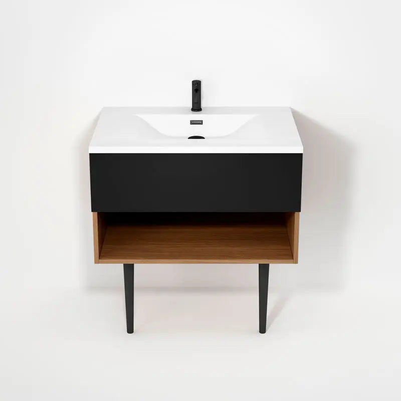 Rubi Haus Cabinet/Basin/Cone Legs Set No+Mbk RHS800KV02NO-MBK - Plumbing Market