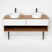 Rubi Haus Cabinet/Laminate Top/Cone Legs Set No+Mbl RHS1600DKV01NO-MBL - Plumbing Market