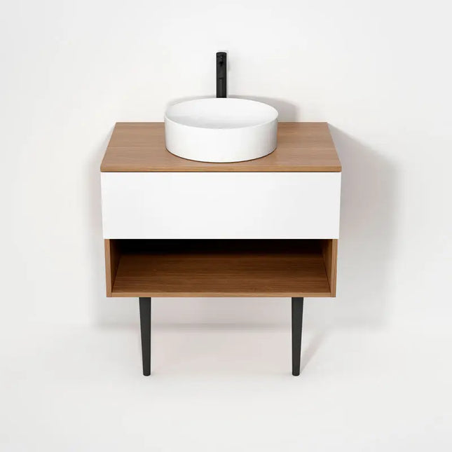 Rubi Haus Cabinet/Laminate Top/Cone Legs Set No+Mbl RHS800KV01NO-MBL - Plumbing Market