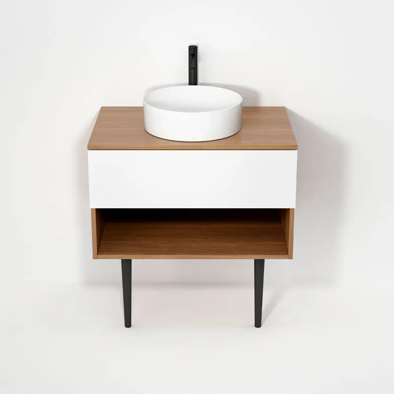 Rubi Haus Cabinet/Laminate Top/Cone Legs Set No+Mbl RHS800KV01NO-MBL - Plumbing Market