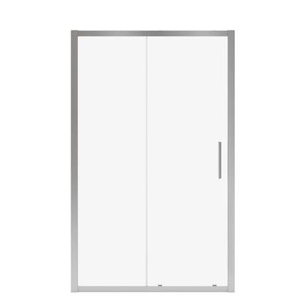 Connect 43 ½-45 x 72 in. 6mm Sliding Shower Door for Alcove Installation with Clear glass in Chrome - Plumbing Market