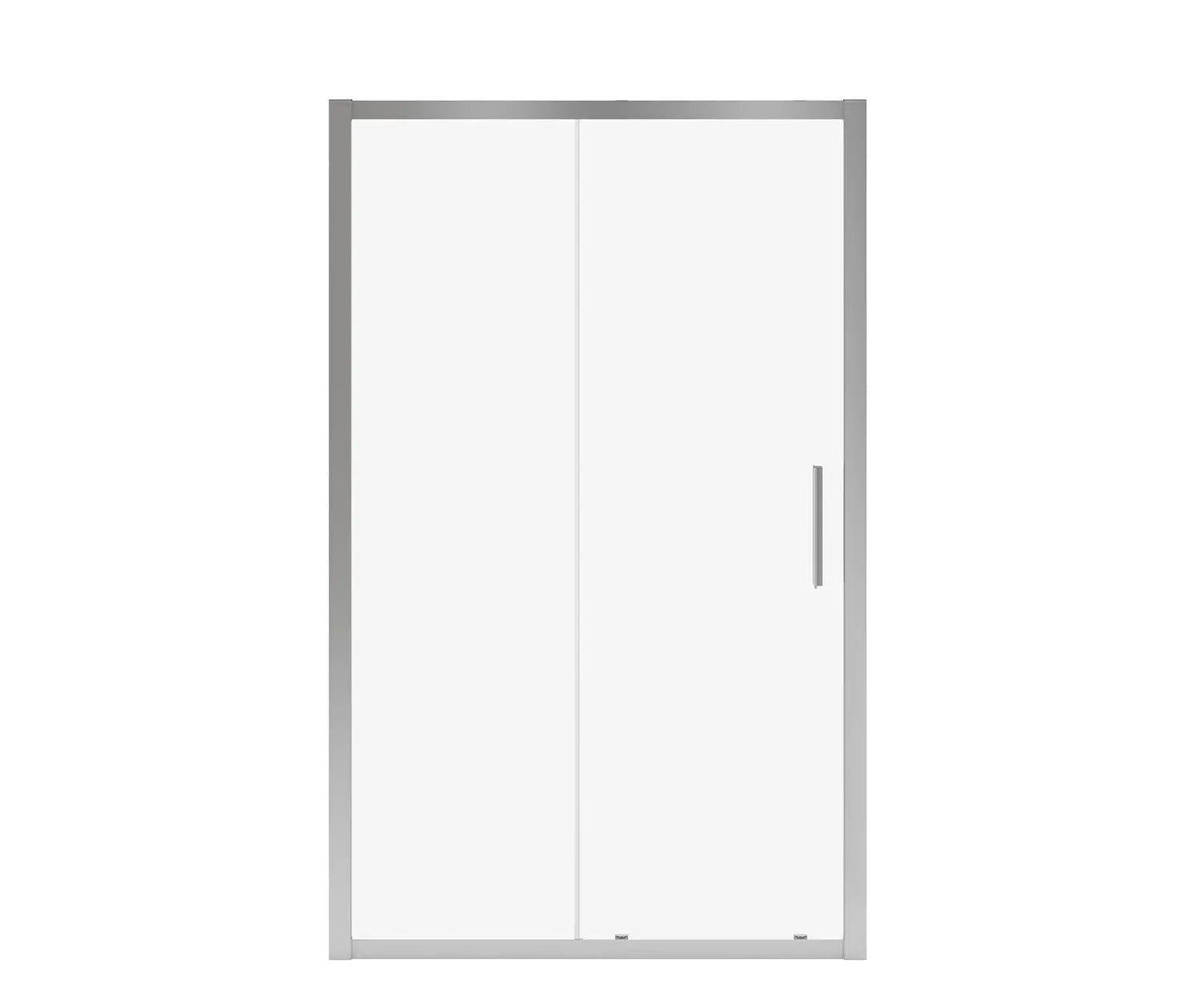 Connect 43 ½-45 x 72 in. 6mm Sliding Shower Door for Alcove Installation with Clear glass in Chrome - Plumbing Market