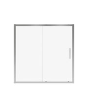 Connect 55 ½-57 x 57 in. 6mm Sliding Tub Door for Alcove Installation with Clear glass in Chrome - Plumbing Market