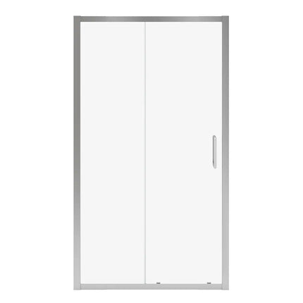 Connect Pro 43 ½-45 x 76 in. 6mm Sliding Shower Door for Alcove Installation with Clear glass in Chrome - Plumbing Market
