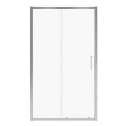 Connect Pro 45-46 ½ x 76 in. 6mm Sliding Shower Door for Alcove Installation with Clear glass in Chrome - Plumbing Market