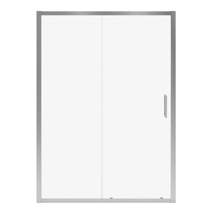 Connect Pro 55 ½-57 x 76 in. 6mm Sliding Shower Door for Alcove Installation with Clear glass in Chrome - Plumbing Market