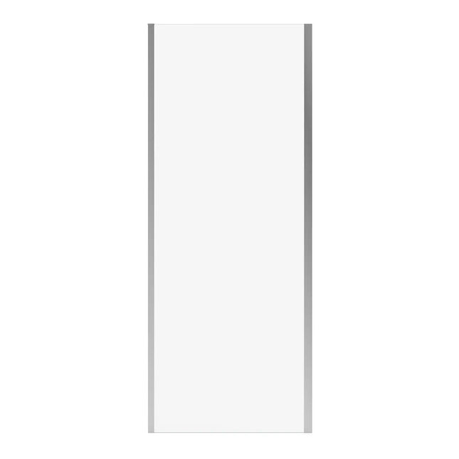 Connect Pro Return Panel for 32 in. Base with Clear glass in Chrome - Plumbing Market
