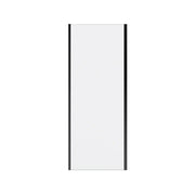 Connect Pro Return Panel for 32 in. Base with Clear glass in Matte Black - Plumbing Market