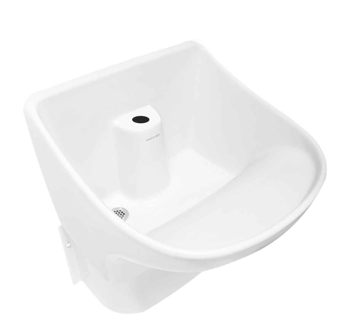 Contrac Single Hole Barrier Free Hygienic Wall Hung Commercial Sink - Plumbing Market
