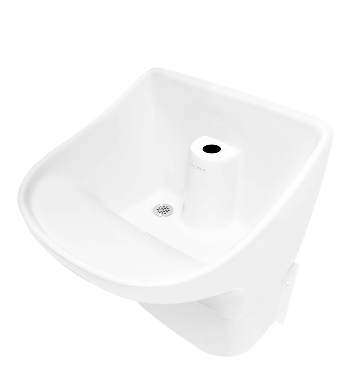 Contrac Single Hole Barrier Free Hygienic Wall Hung Commercial Sink - Plumbing Market