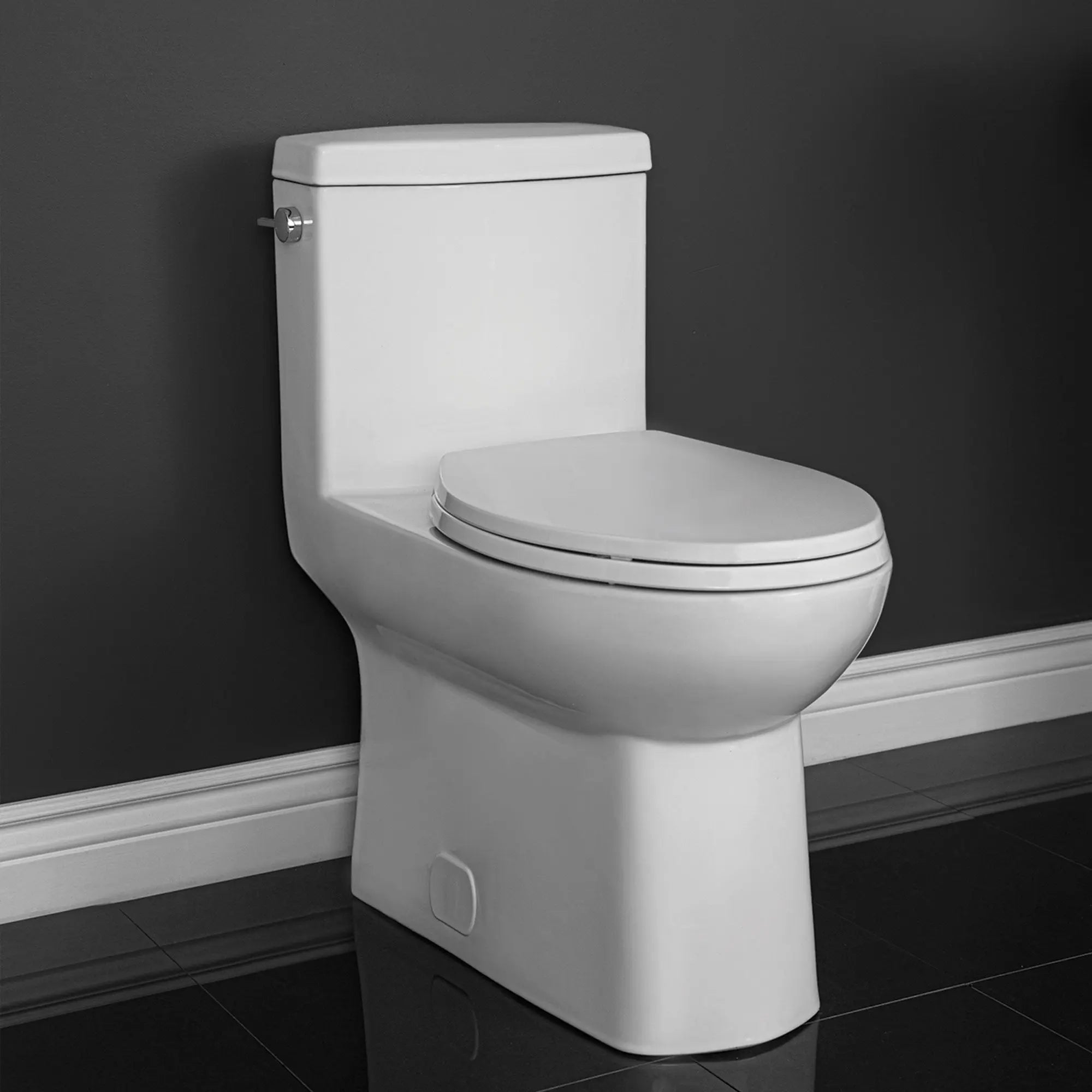 Contrac Wilton Elongated 3.0 LPF One Piece Toilet White Unlined Tank - Plumbing Market
