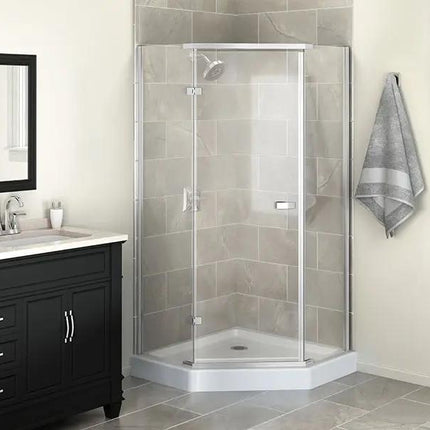 Corner Series Shower Door – Neo Angle - CD38NAPPC - Plumbing Market