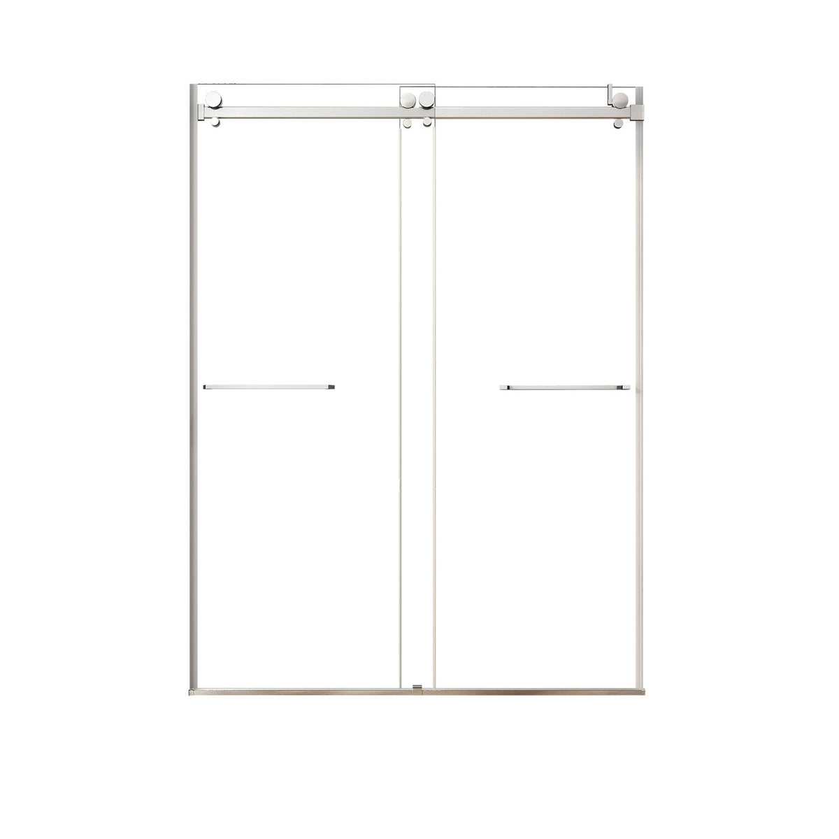 Zitta Bellini 2.0 shower door, 60'' Alcove, bypass-double sliding door, in chrome DB26000ASTD21