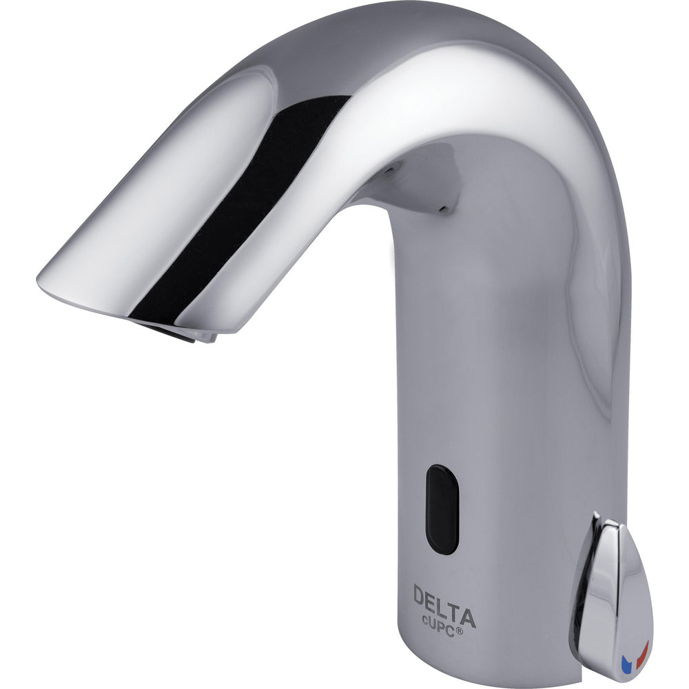 Delta Commercial DEMD-111LF Electronic Single Hole Lavatory Faucet with Mixer - Battery Operated