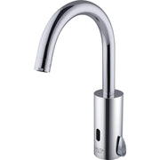 Delta Commercial DEMD-211LF Electronic Single Hole Gooseneck Lavatory Faucet with Mixer - Battery Operated