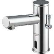 Delta Commercial DEMD-311LF Electronic Single Hole Lavatory Faucet with Mixer - Battery Operated