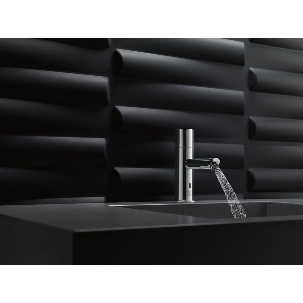 Delta Commercial DEMD-611LF Electronic Thermostatic Metering Lavatory Faucet with Mixer - Battery Operated