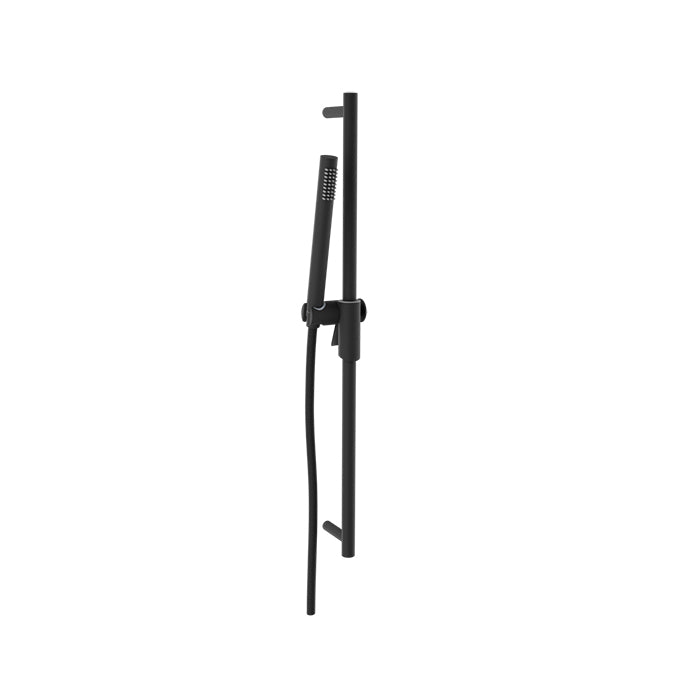 Baril 1-spray Sliding Shower Bar DGL-2070-51 in Matte Black