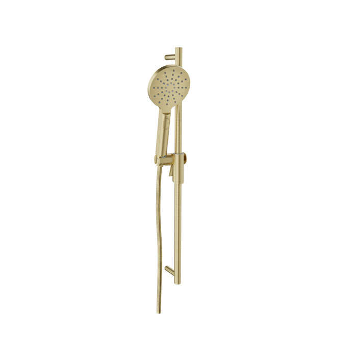Baril 3-spray Sliding Shower Bar DGL-2070-57 in Satin Brass