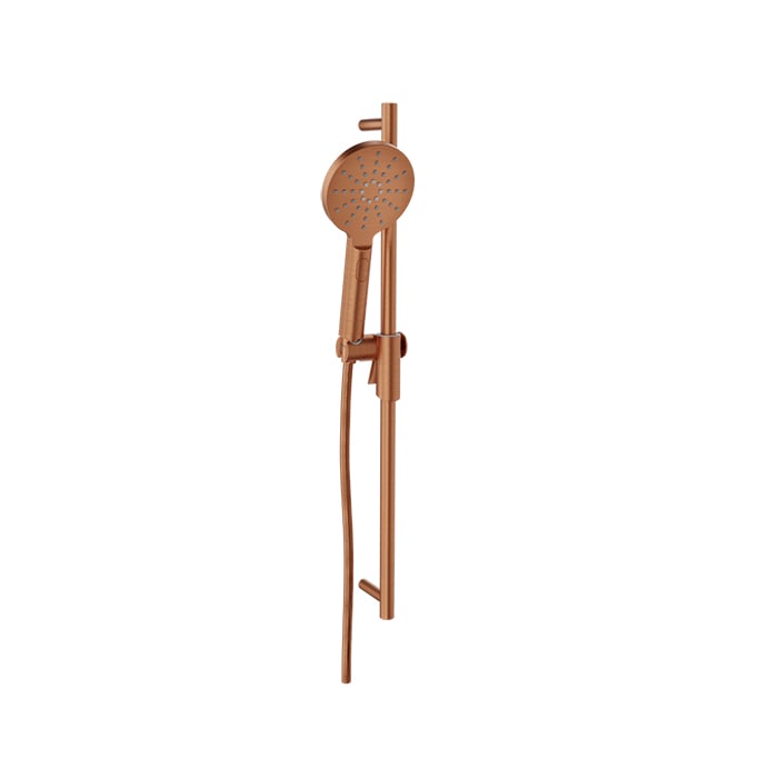 Baril 3-spray Sliding Shower Bar DGL-2070-57 in Satin Copper