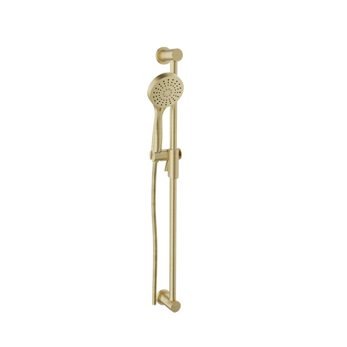 Baril 3-spray Sliding Shower Bar DGL-2175-53 in Satin Brass