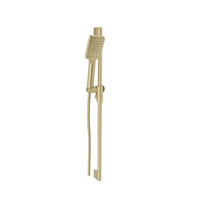Baril 3-spray Sliding Shower Bar DGL-2584-53 in Satin Brass