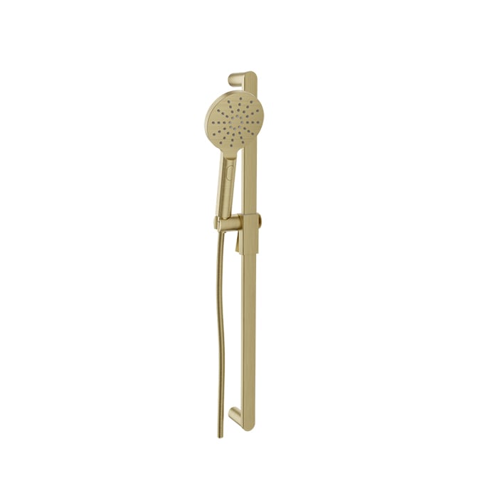 Baril 3-spray Sliding Shower Bar DGL-3080-73 in Satin Brass