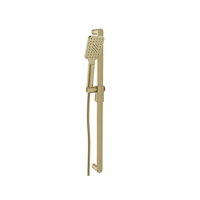 Baril 3-spray Sliding Shower Bar DGL-3080-83 in Satin Brass
