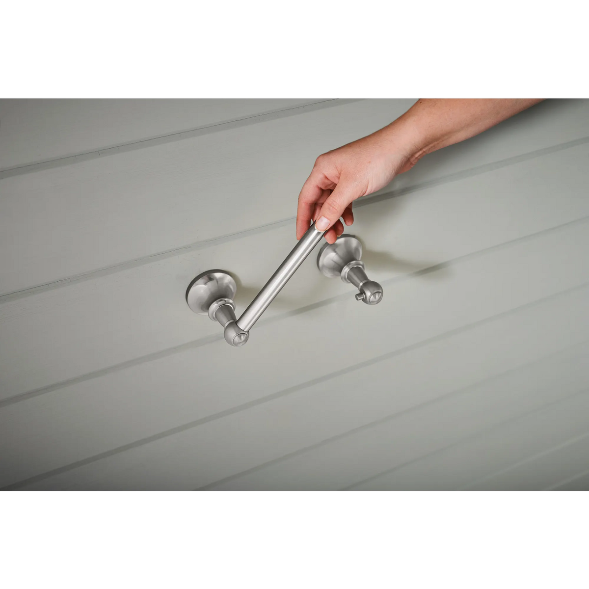 Moen Vale Pivoting Toilet Paper Holder DN4408 in Brushed Nickel (DN4408BN) - view 5